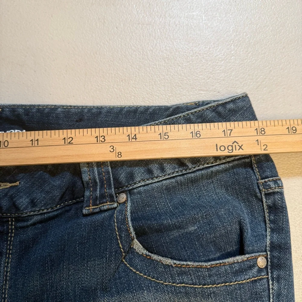 Lane Bryant Distinctly Boot jeans 18P petite bootcut blue stretch denim